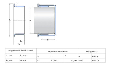Technical diagram of Speedi Sleeve And Tool Kit For Shaft Repair, 0.866 Inch Diameter, 0.315 Inch Width, Precision Ground Stainless Steel Sleeve
