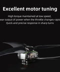 Specter 1804-3500KV 4S Brushless Motor with propeller focus, showcasing excellent motor tuning, durability, and snappy throttle response.