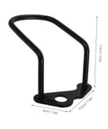 Rear Derailleur Guard And Rack Protector For Mountain Road And Folding Bikes In Black Easy Under Wheel Quick Release Or Fixed Screw Mount