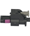 Solid As A Rock Battery Current Sensor Connector Pigtail Plug for Chevy Silverado with sealed 2 pin design and gray release tab.