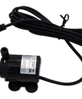 Quiet Brushless Submersible Sump Pump With Slick DC Motor And Easy USB Hookup For Smooth Operation And No Fuss Durability For All Your Home Water Projects, compact design with cable.
