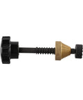 The Badass Faucet Reseating Tool With Precision Guide And Twin Steel Cutters To Nix Stubborn Leaks And Chip Off Mineral Crust Fast For Sink And Tub Repairs That Any Weekend Warrior Can Handle Smooth As Silk, black handle with brass cutting head.