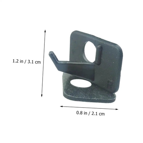 8 Pack Self Adhesive Drop Arrow Rest For Recurve Bow Right Hand Replacement Parts dimensions 1.2in x 0.8in ABS