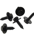 Black carbon steel self drilling hex washer head screws 4.8x19mm for roofing and wood framing T 17 point construction