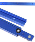 Aluminum 400mm Double Cut T Track Kit With Predrilled Mounting Holes And Wood Screws Universal Three Quarter Inch T Track For Woodworking
