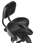 Oversized Bike Seat With Adjustable Backrest For Bicycles Tricycles And Exercise Bikes 12 by 12 padded saddle with memory foam