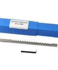 Push Type Keyway Broach 3Mm A1 Metric Pro Grade High Speed Steel Cutter For CNC Router And Metalworking Durable High Precision Keyway Tool With Arbor Fit For Standard Inch And Metric Sizes shown with packaging.