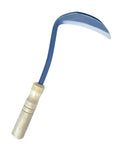 Left Handed Garden Weeder Tool With Sharp Edge Sickle Hoe, 10.43 in, carbon steel blade, hardwood handle for precision weeding.