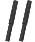 2 Pack Graphite Golf Club Extender Shaft With Carbon Fiber Build 0.49 Inch Small End And 0.595 Inch Thick End 3 Inch Overall Length