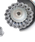 Two Pack Angle Grinder Arbor Adapters Convert 5/8-11 Wire Brush Attachments To 3/8-24 UNF For Grinders Includes Reducing Adapters