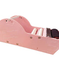 Solid Water Activated Gummed Kraft Paper Tape Dispenser Featuring Easy 3 Inch Side Loading Threader, pink handheld design for efficient packing.
