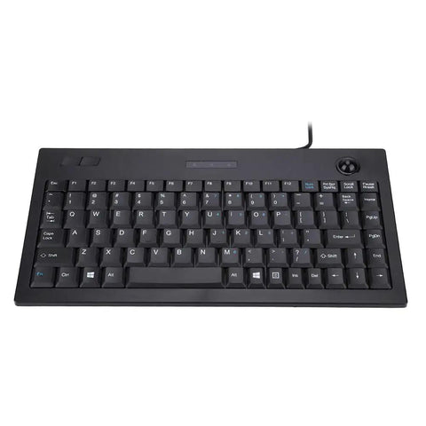 Heavy Duty Wired USB Keyboard With Eighty Eight Keys Dead Silent Business Keypad For Quick Data Entry Or Chill Gaming Sessions Bulletproof Design Plug And Play Ready top view with dark layout and low profile keys