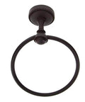 TR9006 Sanzio Towel Ring In Oil Rubbed Bronze, Premium Lead-Free Pewter, Hand Crafted In The United States, Designer Bathroom Hardware