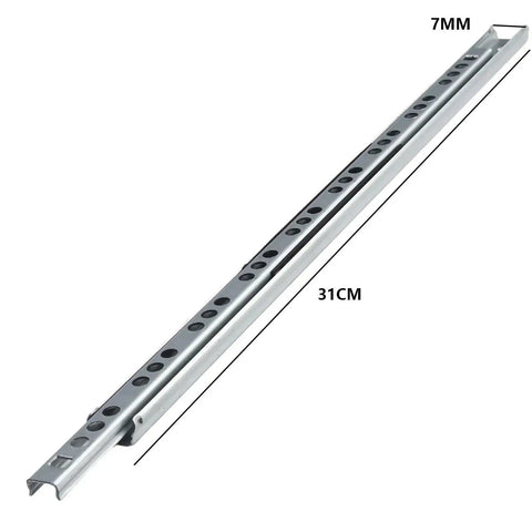 Two Pack Ball Bearing Drawer Slides 13 Inch Heavy Duty Steel Rails For Kitchen Cabinets And Office Furniture, Smooth Quiet Glide