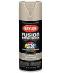 Top Shelf Satin Spray Paint And Primer In One 60 Pack Of 12 Oz Khaki Cans With No Sweat Application and Hardened Rust Blockers For Outdoor Masterpieces, khaki spray can.
