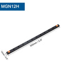 MGN12 300mm Bearing Steel Linear Guide Rail For DIY 3D Printers And CNC Machines with measurement labels