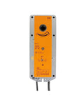 BF230 Spring Return Actuator For Fire And Dampers 90 Degree Rotation HVAC Ventilation Systems rear view with wiring and settings.