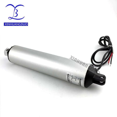 40 Inch Stroke Mini Linear Actuator With 50 To 200N Thrust, 45 To 230 Millimeters Per Second High Speed, 12 Or 24V DC exposed wiring
