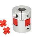 Heavy Duty Flexible Shaft Coupling D25 By L30 Aluminum Plum Connector 8Mm To 10Mm Bore for CNC and 3D printers
