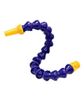 Heavy Duty Flexible Coolant Hose For Machine Shops Straight Up Rock Solid Water And Oil Delivery Tube With Swivel Threaded Ends, purple, flexible design.
