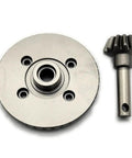 Hard Chrome Steel Helical Spiral Differential Ring And Pinion Gear Set 38T 13T Upgrade Kit Replaces AX30392 For One Tenth Scale RC Cars