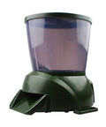 Massive 4.5 Liter Automatic Pond Fish Feeder Built Like A Tank With Smart Timer Control Hella Durable Ultra Weatherproof with clear chamber.