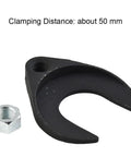 No Drama Front Wheel Bearing Puller Tool 50mm made of hardened carbon steel with a clamp for easy hub jobs and repairs.