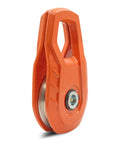 Snatch Block 55,000 LBS Heavy Duty Winch Pulley For Synthetic Rope Or Steel Cable, Off Road Recovery Tackle Block For Trucks ATVs UTVs And Tractors, Universal Orange, orange steel snatch block with pulley wheel