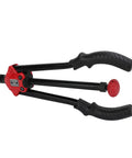 Pro Grade Rivet Nut Setter Kit Hand Blind Riveter Tool With Six Mandrels For Metal Wood Plastic Sheets Furniture Panels And Bike Accessories Durable All Metal Construction Rust Resistant Easy Operation, side view
