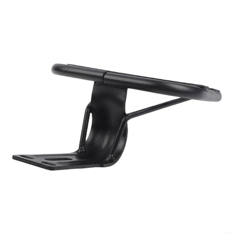 Heavy Duty Steel Rear Bike Rack For E-Bike Mounting Holes 24.5 Cm Adds Luggage Space To Your Steed With Secure Fit And Durable Build, black steel rack
