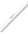 Rugged 6063 T5 Aluminum Round Tube 12mm OD, 3mm ID, 300mm Length, Two Pack Seamless Pipe For Frames And DIY Builds, Built Tough