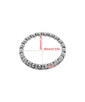 12 Pack Five Thirty Second Inch Caged Bicycle Headset Ball Bearing Set For One And One Eighth Inch Headsets On Road And Mountain Bikes With Twenty Two Ball Bearings In Forty By Thirty Three Millimeter Size To Beef Up Your Ride, shown in diagram with dimensions