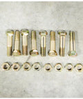 Slotted Bolts And Nuts Pack Of 8 For Ground Anchor Brackets And Straps, Complete Anchor Security For Manufactured Home Anchors