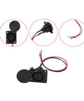 XLR Charger Port Replacement For Razor MX650 MX500 SX500 Dirt Rocket Bikes And EcoSmart Metro Kids Electric Scooters, 3-pin 2-wire