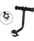 Kids Bike Handrail And Rear Seat Armrest For Child Carrier, Sturdy Aluminum Alloy Handlebar Accessory With Soft Rubber Grip