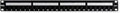 Dual Rack Mount Patch Panel for High Definition Networking, 500 MHz Support, Meets TIA T568B.2-10, front view