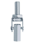 12 Pack Three Eighths Inch Thread Rod Swivel Joint Connector Adjustable Swivel Attachment for Sprinkler Systems 210 Lb Working Load Each 240 Degree Tilt Galvanized Low Carbon Steel Blue, front view