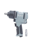Professional Grade Half Inch Drive Pneumatic Impact Wrench Tough As Nails Air Powered Tool For Grease Monkey Auto Shop Repair Heavy Duty Mechanic Essentials with accessory.