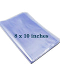 Slick Heat Shrink Bags Heavy Duty PVC Wrap Game Changing For Soap And Candle Creations 8X10 Inches True Blue pack of 100 in view
