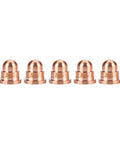 Plasma Cutter Nozzle Tips Set for 45A Torch, Premium Copper Nozzles, Durable 5 Pack Replacement Consumables, 220930 view 1