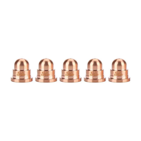 Plasma Cutter Nozzle Tips Set for 45A Torch, Premium Copper Nozzles, Durable 5 Pack Replacement Consumables, 220930 view 1