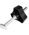 Heavy Duty Quick Acting Hold Down Clamp Set For Ttrack And Tslot Router Tables With M8 Fasteners and twist handle for woodworking.