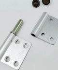 10 Piece Detachable Aluminum Alloy Door Hinges, 4 Inch Heavy Duty Cabinet And Closet Hinge Set. Durable and smooth pivot design.