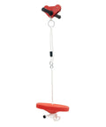 Backyard Zip Line Kit For Kids And Adults 160ft Cable With Adjustable Tension Rust Proof Galvanized Steel Quick Tighten Trolley