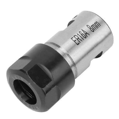 Collet Chuck For Deep Hole Processing With Motor Shaft Spindle Adapter 8mm (0.31 in) with ER16A marking close-up