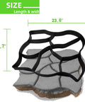 Oversized Reusable Concrete Path Molds For DIY Garden Walkways And Pavers, size 23.6x19.7 inches, shown with stone pattern.