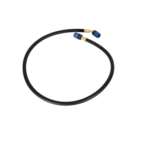 36 Inch Easy Seal Hvac Refrigerant Charging Hose With 1 4 And 5 16 Sae Fittings No Sweat Leak Block Smooth Swivel Neck For Mini Split Ac Fixing And Tight Squeeze Service Runs