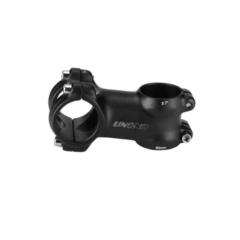 Lightweight 31.8mm Bike Stem 60mm With 7 Degree Angle, CNC Machined 6061 T6 Aluminum, black finish
