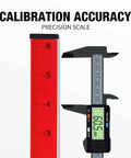 Score This Awesome Two Tone Aluminum Rod Kit With Quick Lock Ideal For Rotary Laser Level Elevation Measurements Absolute And Differences Up To 7.87 Feet With Dual Scales Carry Bag Included, featuring calibration accuracy scale.