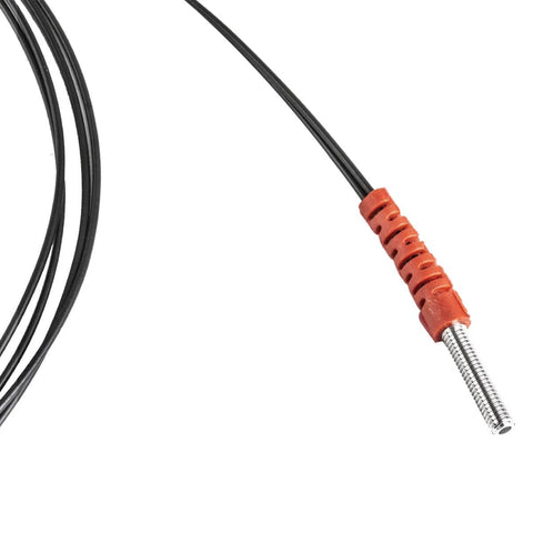 Diffuse Reflective Digital Fiber Optic Sensor Cable For Railway Power System Monitoring with M3 threaded probe and TPV construction.